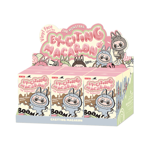 Labubu x THE MONSTERS - Exciting Macaron Vinyl Plush - Whole Set