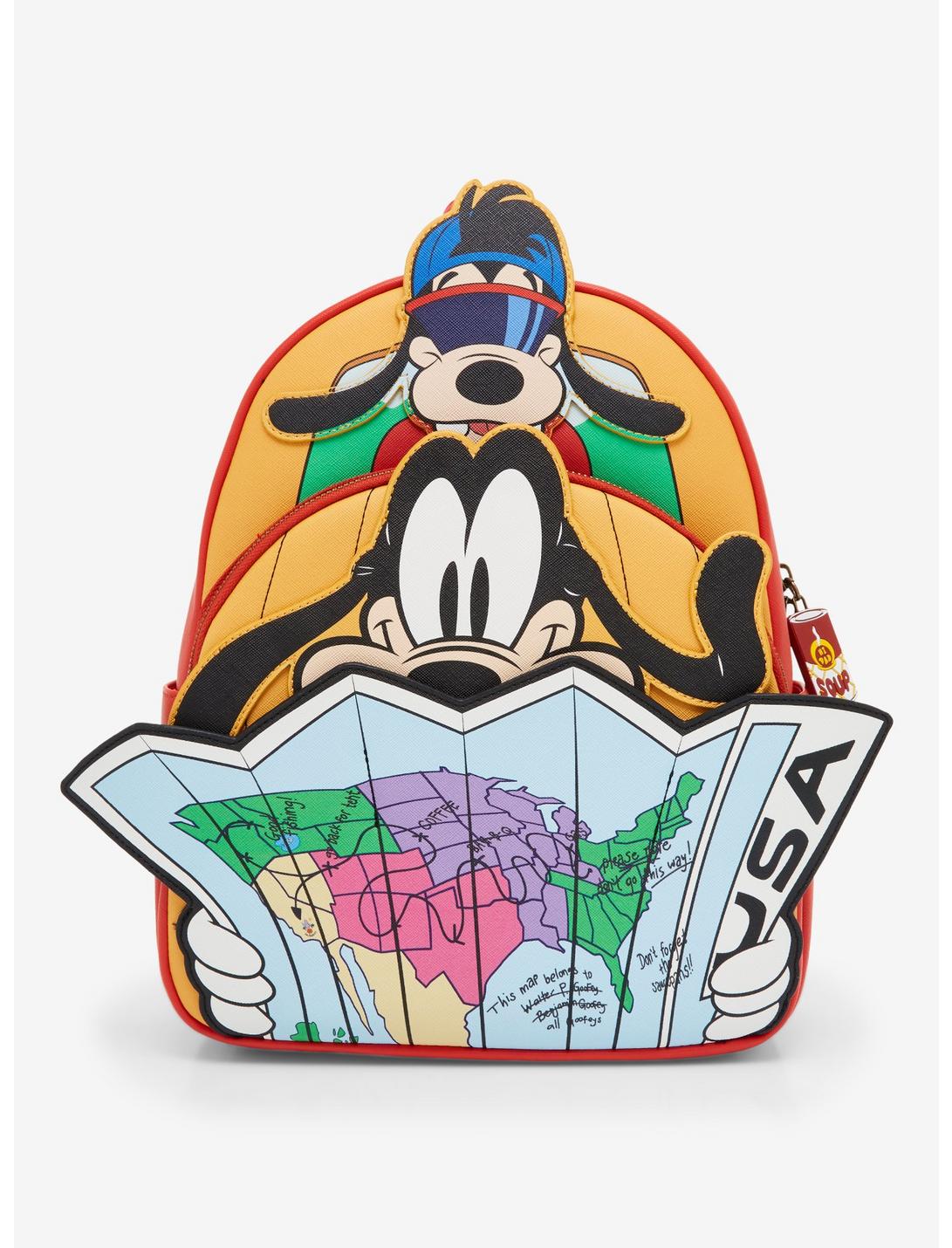 Loungefly Disney A Goofy Movie Portraits Map Mini Backpack