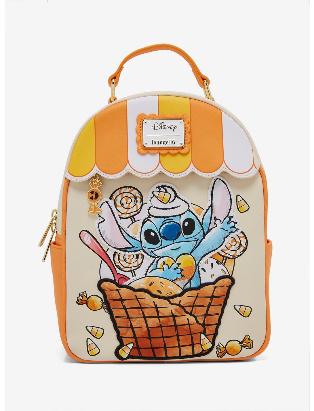 Loungefly Disney Lilo & Stitch Candy Corn Sundae Stitch Mini Backpack - BoxLunch Exclusive