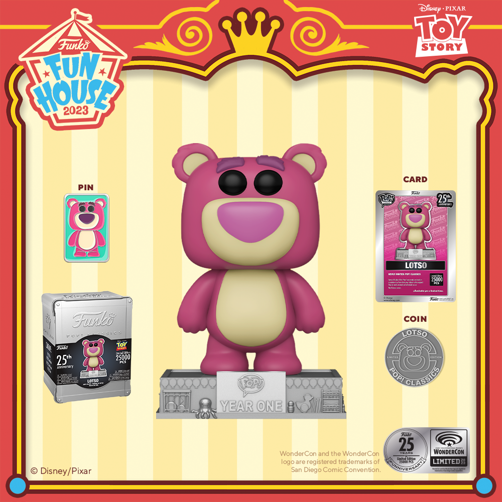 WonderCon 2023 Reveals: Disney and Pixar's Toy Story Pop! Classics! Lotso Bear