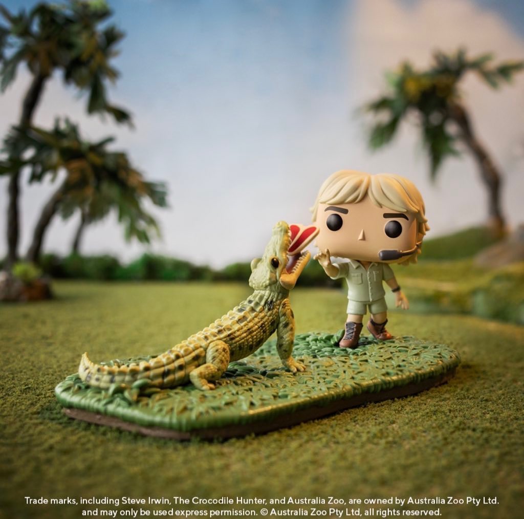 The Crocodile Hunter Pop! Moment Steve with Agro