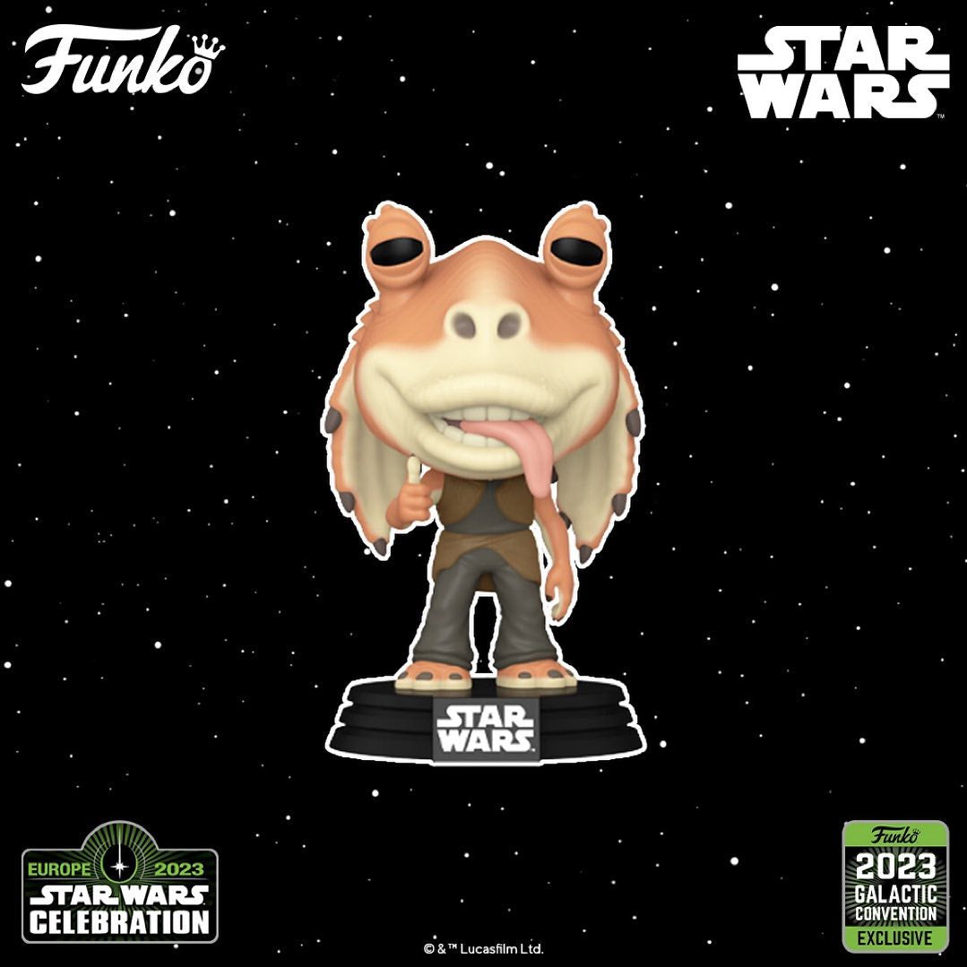 Funko Star Wars Celebration 2023 Reveals: POP! Vinyl: STAR WARS™ – Jar Jar Binks!