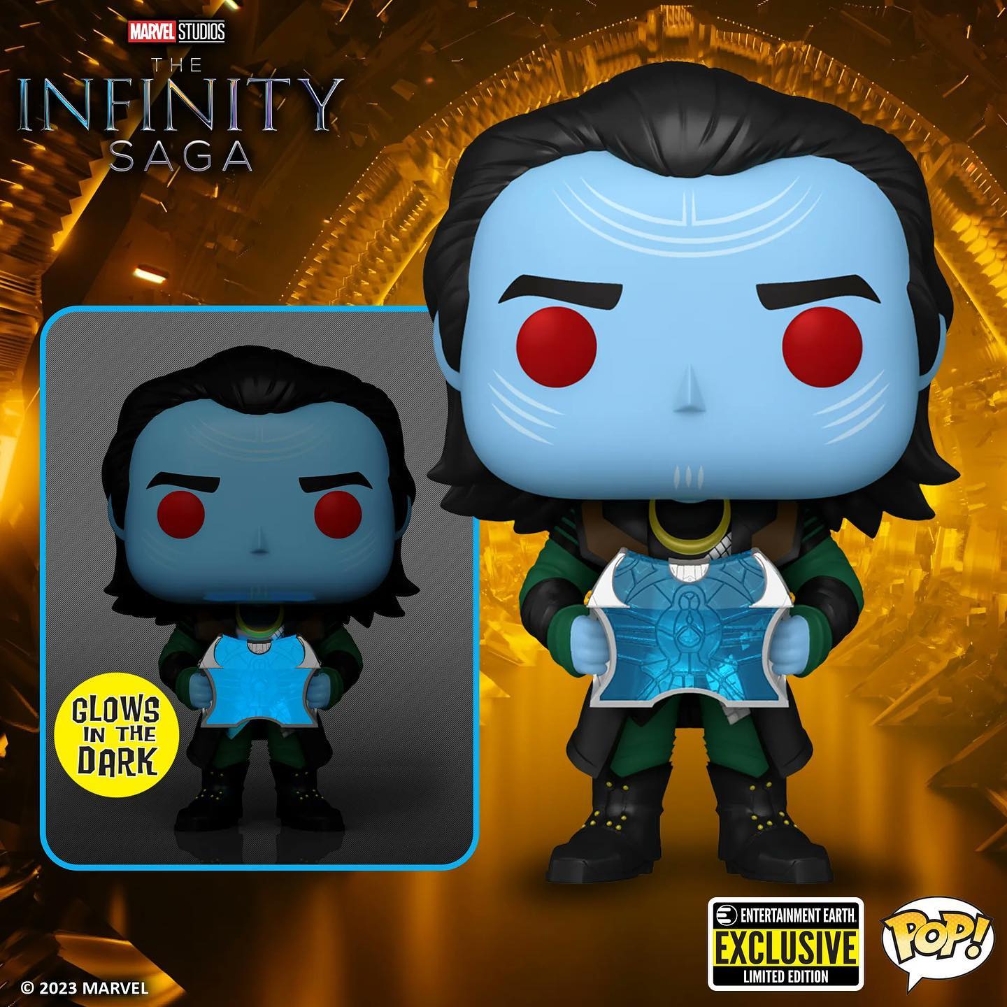 EE exclusive GITD Frost Giant Loki Funko POP