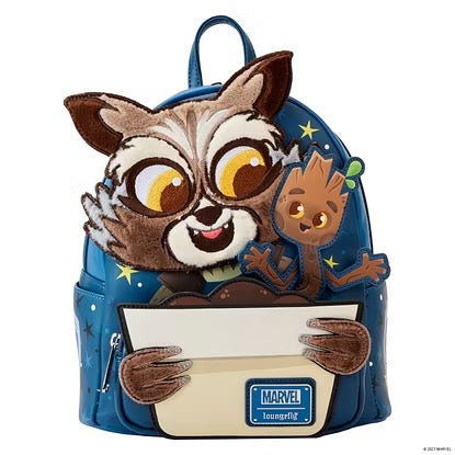SDCC Exclusive Loungefly Guardians of the Galaxy - Rocket Raccoon and Groot Mini Backpack