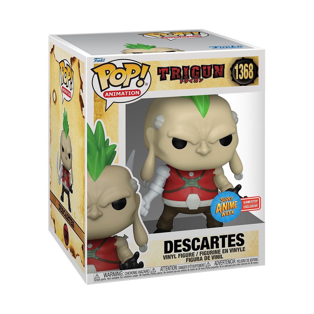 Funko POP! Animation: Trigun Descartes 6.9-in Vinyl Figure GameStop Exclusive