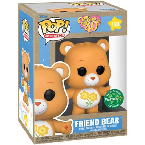 Carebears 40th Anniversary Earth Day Friend Bear Pop! Vinyl Figure - Exclusive