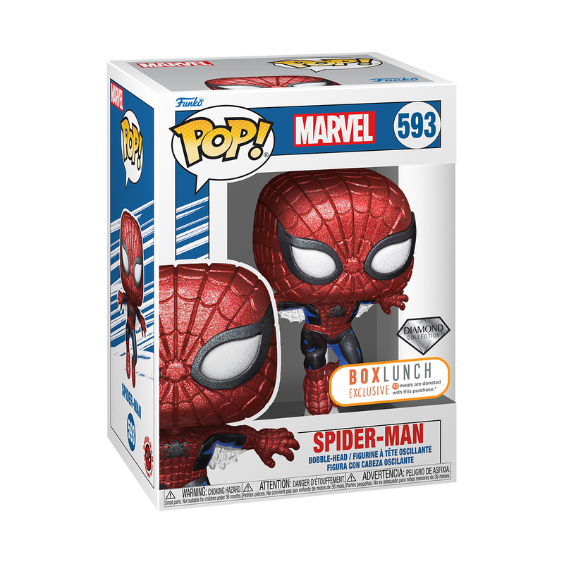 MARVEL POP! SPIDER-MAN (DIAMOND) (BOXLUNCH EXCLUSIVE)