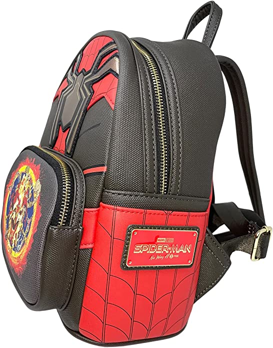 Loungefly Spiderman No Way Home Marvel Comics Cosplay Womens Double Strap Shoulder Bag Purse