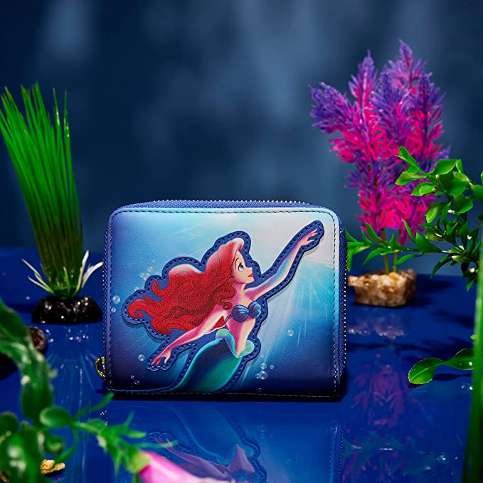 Loungefly Disney Wallet: The Little Mermaid - Ariel Scene Wallet, Amazon Exclusive