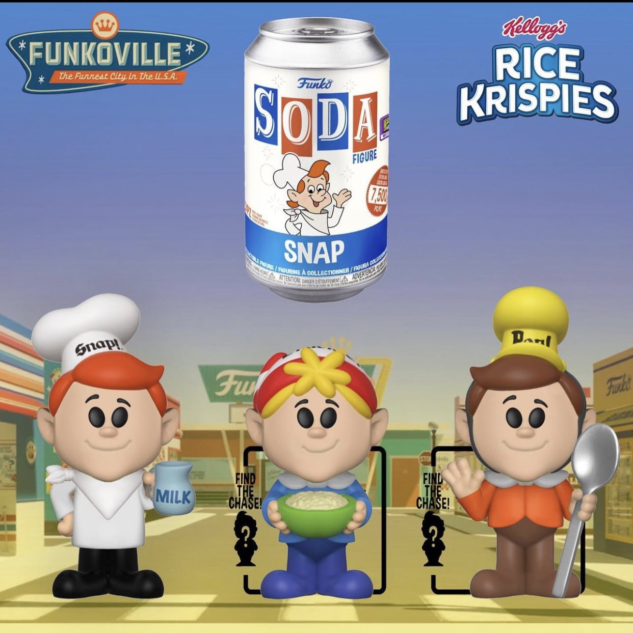 Ad Icon’s Rice Crispies Snap! Crackle! Pop! Funko Soda (SDCC 2023 Exclusive)