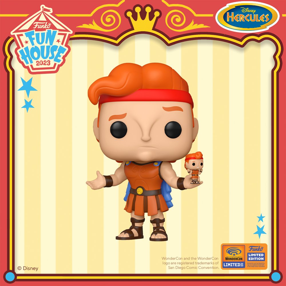 WonderCon 2023 Reveals: Disney's Hercules w/ Funko Pop