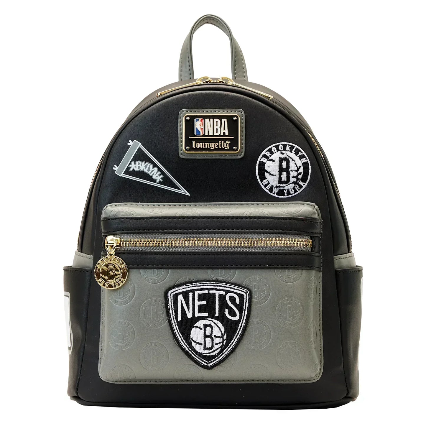 LF NBA BROOKLYN NETS PATCH ICONS MINI BACKPACK