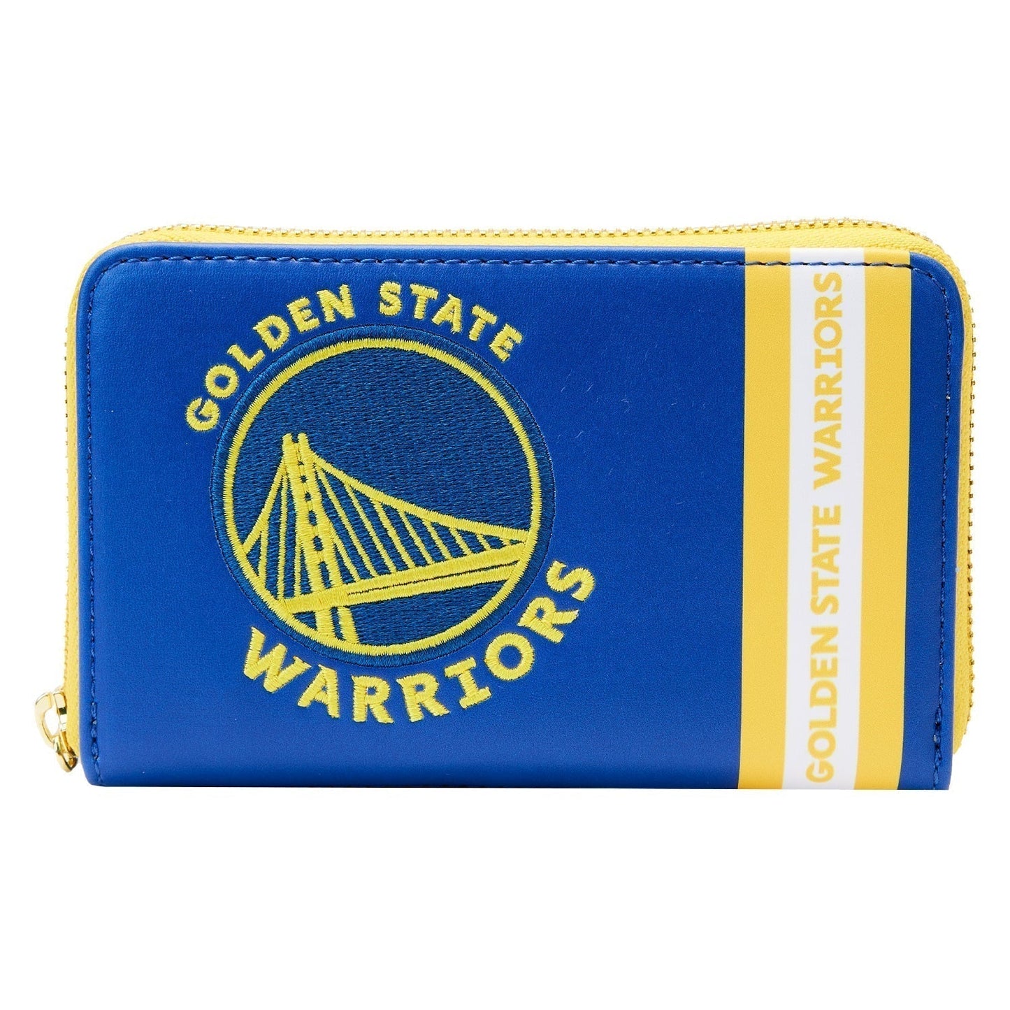 LF NBA GOLDEN STATE WARRIORS PATCH ICONS ZIPAROUND WALLET