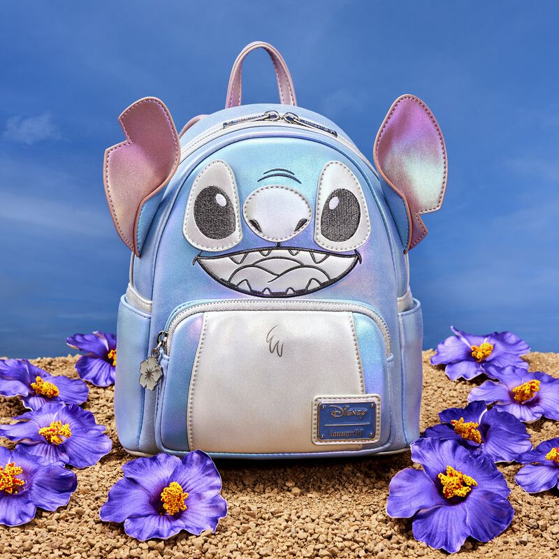 Limited Edition Disney100 Platinum Stitch Cosplay Mini Backpack