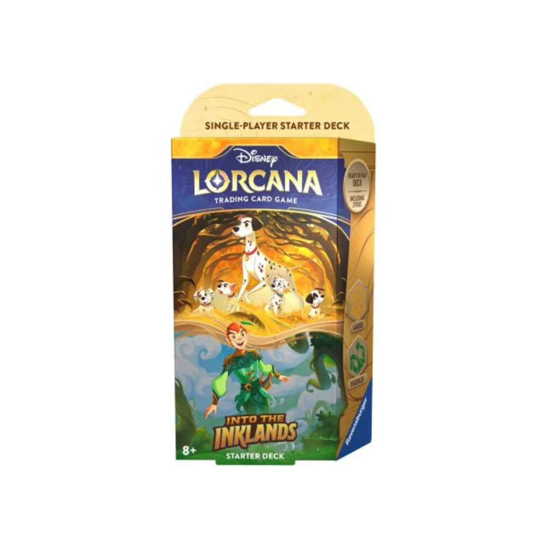 Disney Lorcana: Into the Inklands: Amber & Emerald Starter Deck