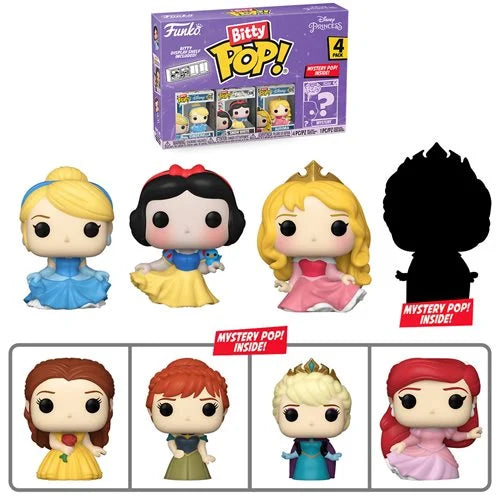 Disney Princesses Cinderella Bitty Pop! Mini-Figure 4-Pack