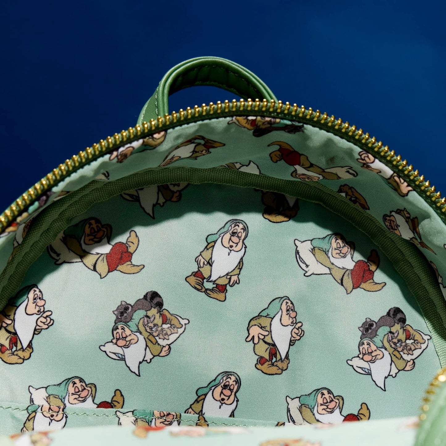 Exclusive Snow White and the Seven Dwarfs Sleepy Cosplay Mini backpack with Lenticular Eyes & wallet