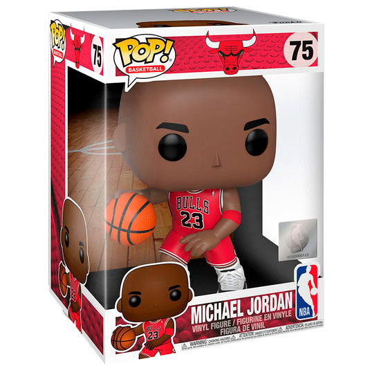 POP figure NBA Bulls Michael Jordan Red Jersey 25cm