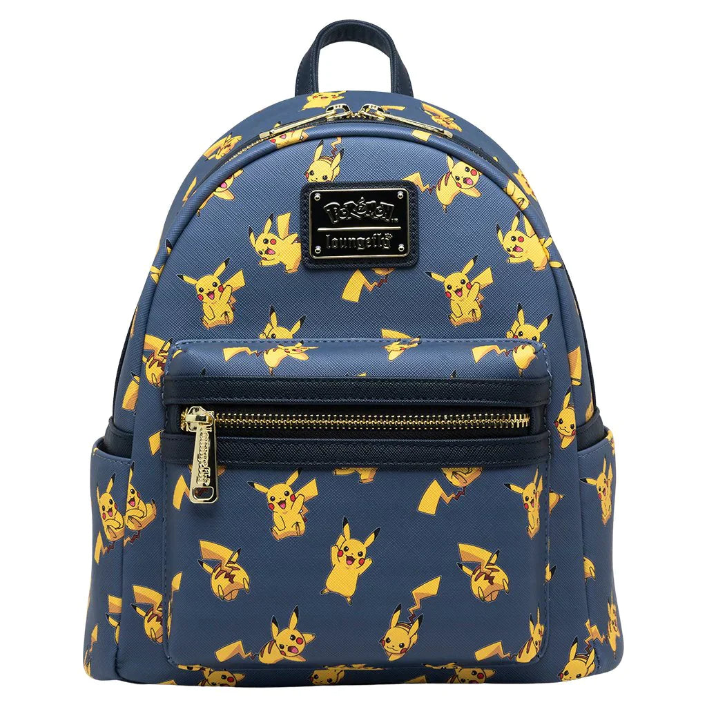 707 Street Exclusive - Loungefly Pokemon Pikachu Allover Print Mini Backpack