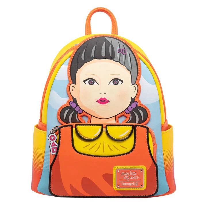 707 Street Exclusive - Loungefly Netflix Squid Game Light Up Singing Young Hee Cosplay Mini Backpack