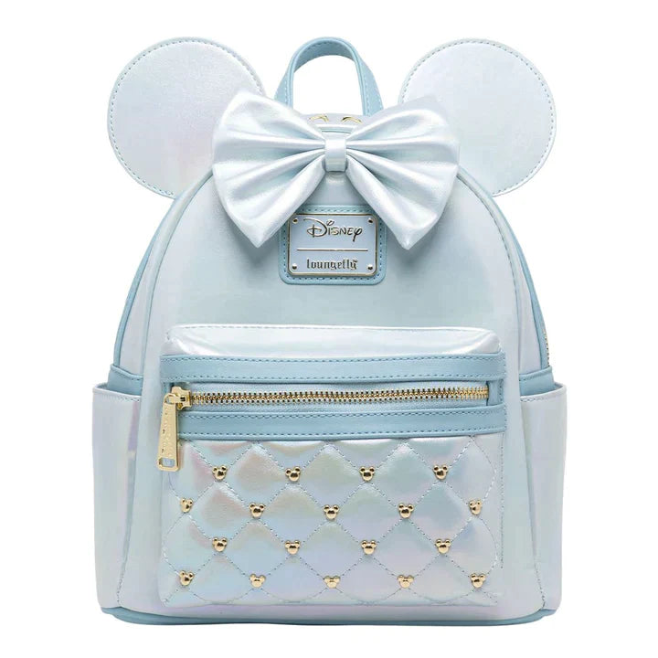 707 Street Exclusive - Loungefly Disney The Minnie Mouse Classic Series Mini Backpack - Iridescent Sky