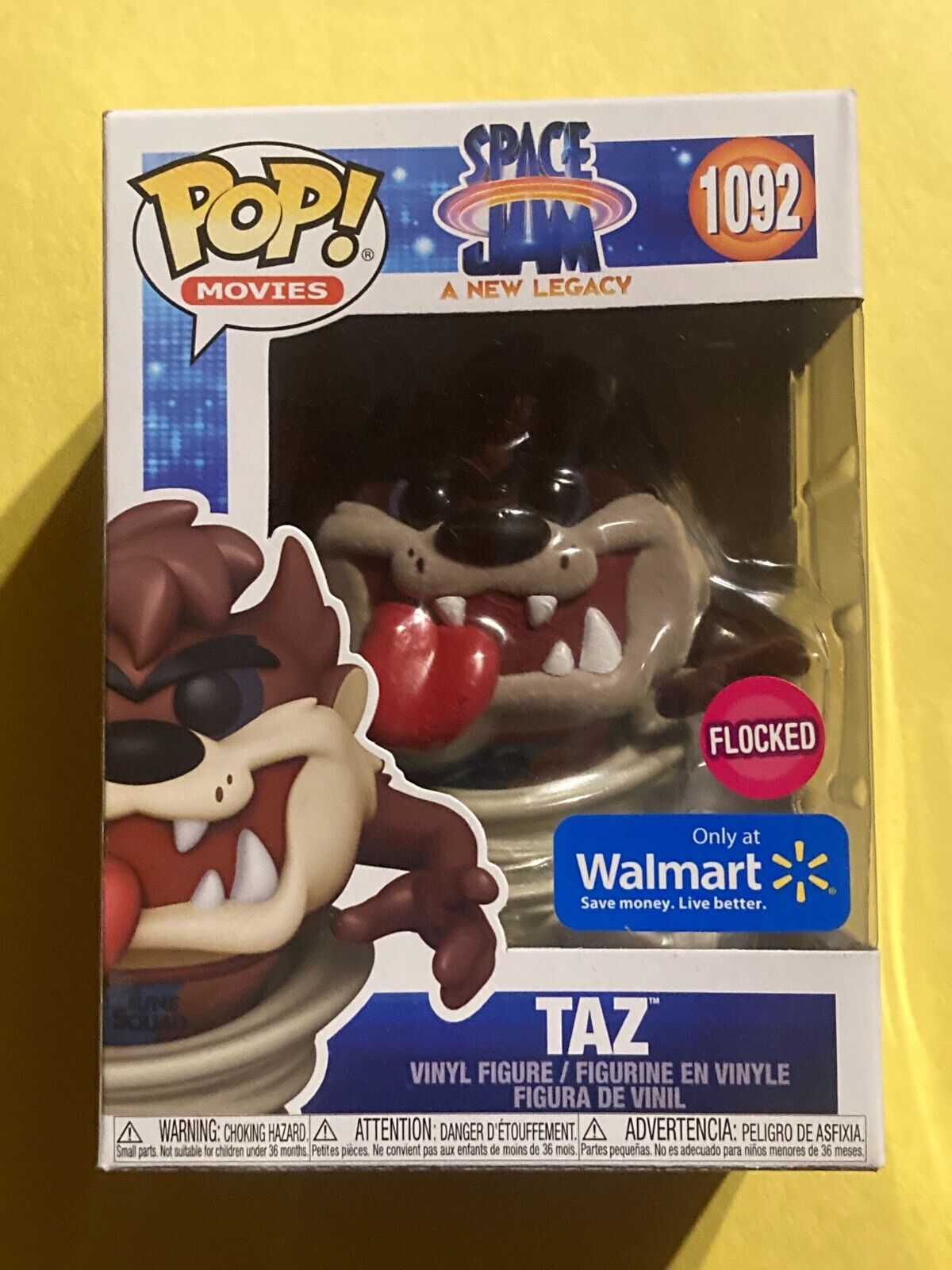 Taz (Flocked) Space Jam: A New Legacy Walmart Exclusive Funko Pop! #1092