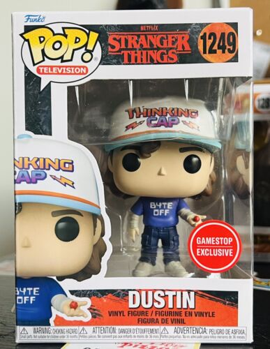 Funko Pop Stranger Things: DUSTIN (Byte Off Shirt) #1249 Gamestop Exclusive!