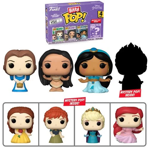 Disney Princesses Belle Bitty Pop! Mini-Figure 4-Pack