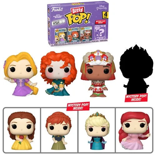 Disney Princesses Rapunzel Bitty Pop! Mini-Figure 4-Pack