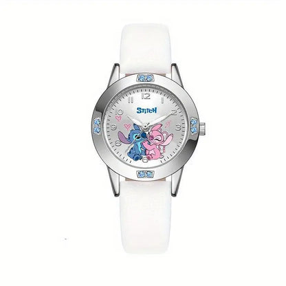 Montre à quartz Disney pour femmes avec Stitch et Mickey Minnie