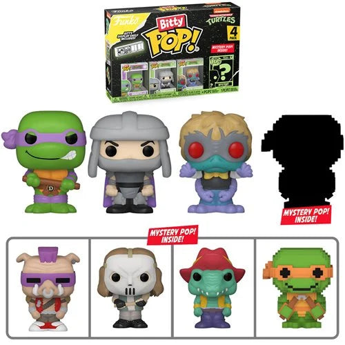 Teenage Mutant Ninja Turtles Comics Donatello Bitty Pop! Mini-Figure 4-Pack