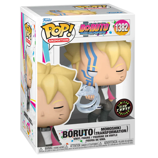 Funko POP! Boruto MOMOSHIKI Transformation Toystop Exclusive/Chase Bundle Preorder w/Pop Protectors