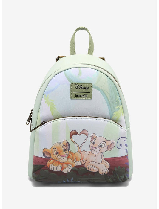 Loungefly Disney The Lion King Nala & Simba Heart Mini Backpack