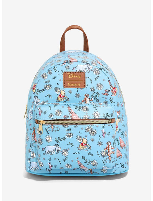 Loungefly Disney Winnie The Pooh Sketch Daisies Mini Backpack