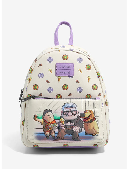 Loungefly Disney Pixar Up Trio Ice Cream Mini Backpack