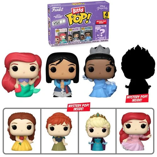 Disney Princesses Ariel Bitty Pop! Mini-Figure 4-Pack