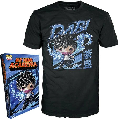 My Hero Academia Dabi Adult Boxed Pop! T-Shirt - Specialty Series - Medium