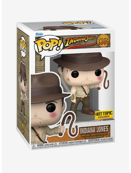 Funko Indiana Jones Pop! (With Whip & Sword) Vinyl Bobble-Head Figure Hot Topic Exclusive