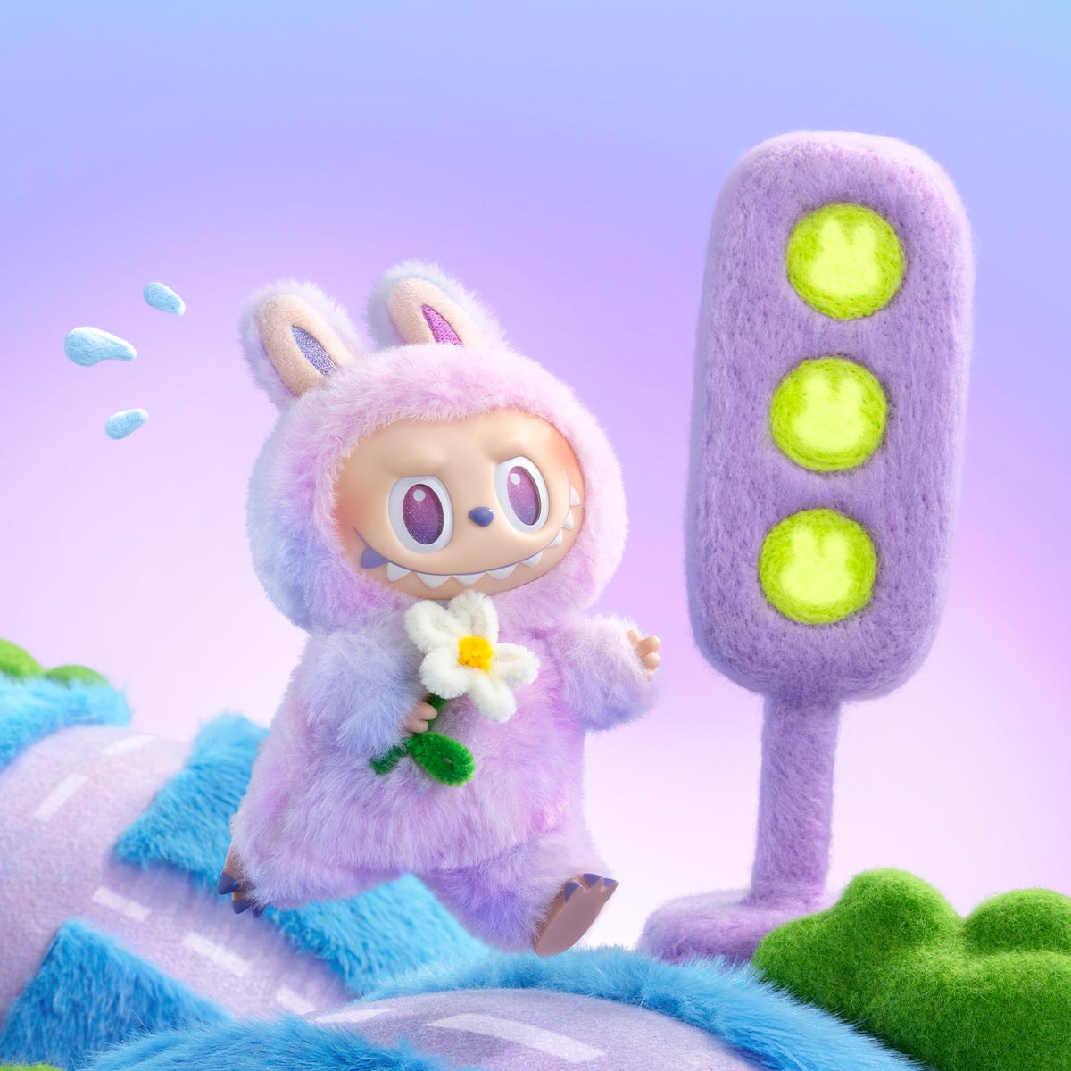 Labubu x THE MONSTERS Big into Energy Series-Vinyl Plush Pendant - Whole Set