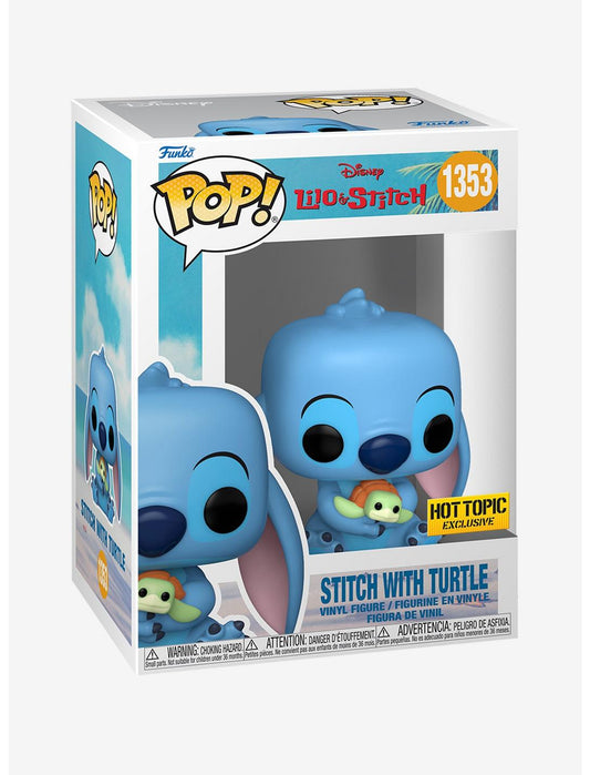 Disney Lilo & Stitch Pop! Stitch With Turtle H.T EXC.