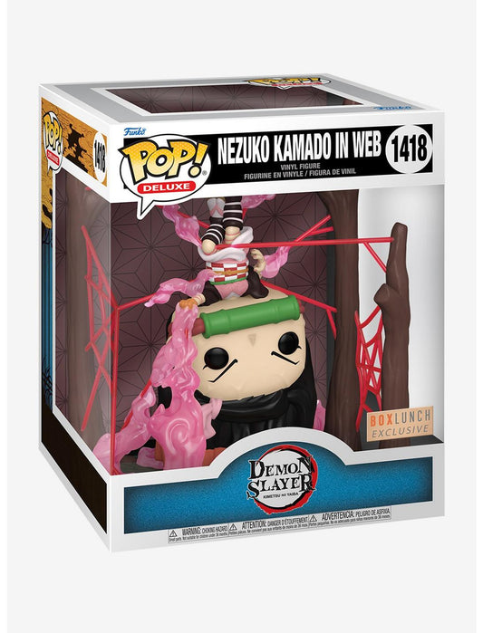 Funko Pop! Animation Demon Slayer: Kimetsu no Yaiba Nezuko Kamado in Web Glow-in-the-Dark Vinyl Figure - BoxLunch Exclusive