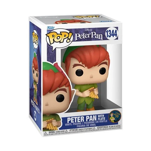Peter Pan 70th Anniversary Peter Pan with Flute Pop! Vinyl Figure #1344