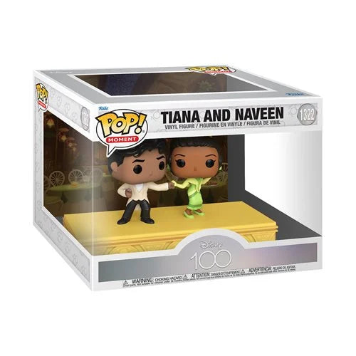 Disney 100 Princess and the Frog Tiana and Naveen Pop! Vinyl Moment