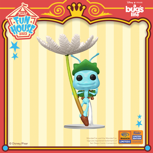 WonderCon 2023 Reveals: Disney & Pixar’s A Bug’s Life Pop! Flik on Dandelion Seed!