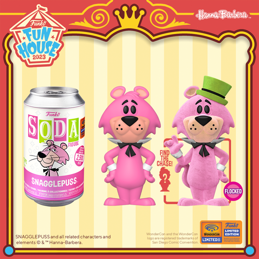 WonderCon 2023 Reveals: Vinyl Soda : Hanna Barbera – Snagglepuss With Flocked Chase