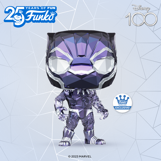 POP! BLACK PANTHER MARVEL (FACET) - DISNEY 100TH - Funko Shop Exclusive