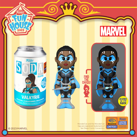 WonderCon 2023 Reveals: Vinyl Soda Marvels: Valkyrie (Chance of GITD Chase)