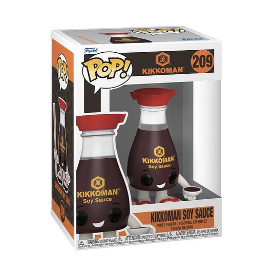 Funko Pop Saucy boy with Kikkomans Soy Sauce