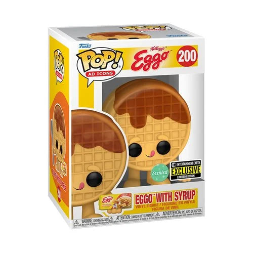 Kellogg's Eggo Waffle with Syrup Scented Pop! Vinyl Figure #200 - Entertainment Earth Exclusive