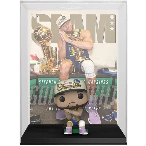 NBA SLAM Stephen Curry Funko Pop! Cover Figure #13 with Case